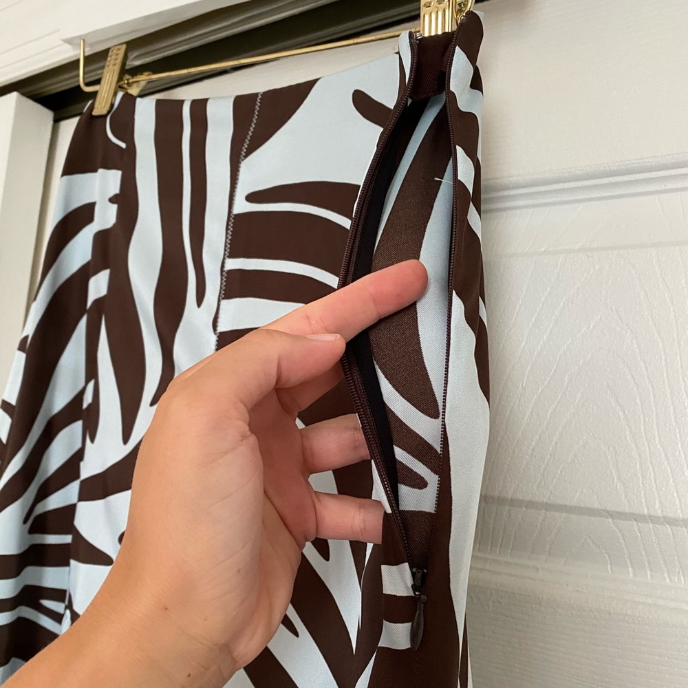 3.1 Phillip Lim Zebra Pleated Skirt with Snaps - Picture 14 of 14
